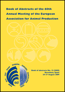 Book of Abstracts of the 60th Annual Meeting of the European Association for Animal Production