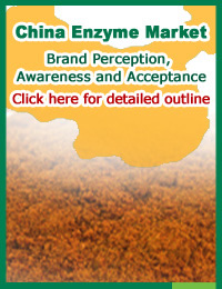 China feed enzyme market size in 2012 is 33,000 tonnes with a market value of US$146 million